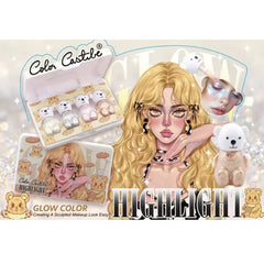 Color Castle Bear Highlighter 4Pcs Set Color Castle
