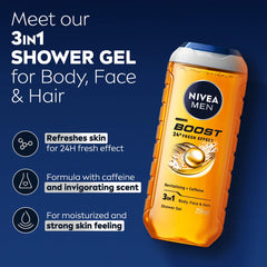 Nivea Men Active Energy 3-in-1 Shower Gel-250ml Nivea