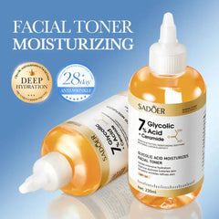 Sadoer 7% Glycolic Acid + ceramide Facial Toner - 230ml Sadoer