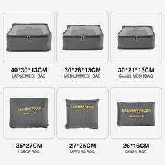 Original & Imported Travel Storage Bag Set - 6Pcs Cosmia