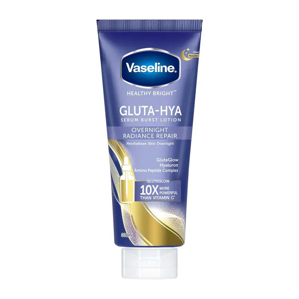 Vaseline Gluta-Hya Serum Burst Lotion Over Night Radiance Repair - Made in Thailand Vaseline