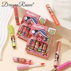 Dragon Ranee Silky Matte Surface Moisturizing Lip Tint Set - 6Pcs Dragon Ranee