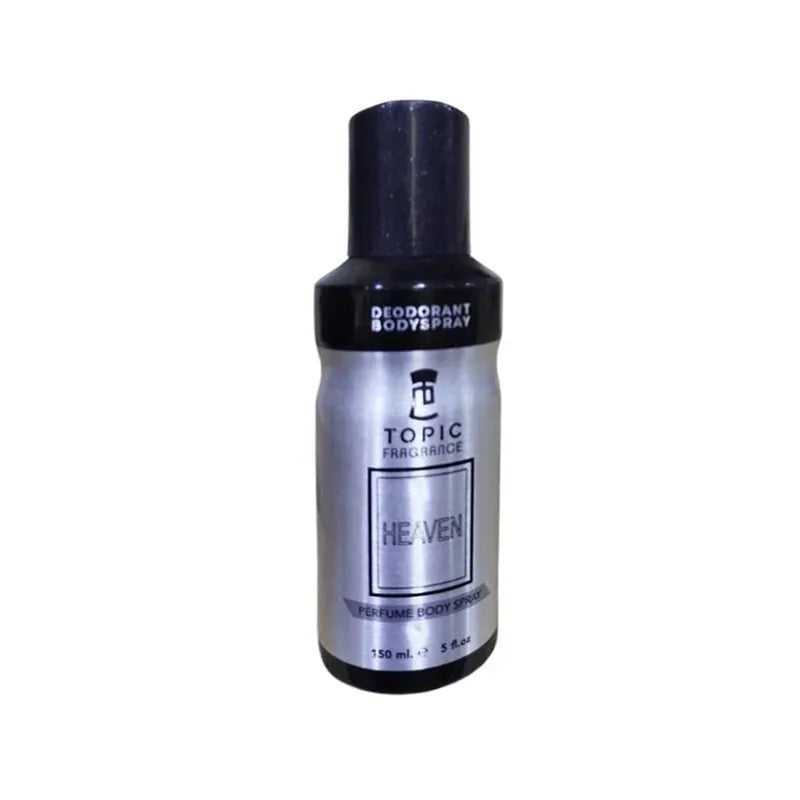 Topic Heaven Silver for Men Body Spray - 150ml Topic