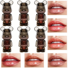 Miss Lara Cute Korean Black Bear Lip Gloss Shade Miss Lara