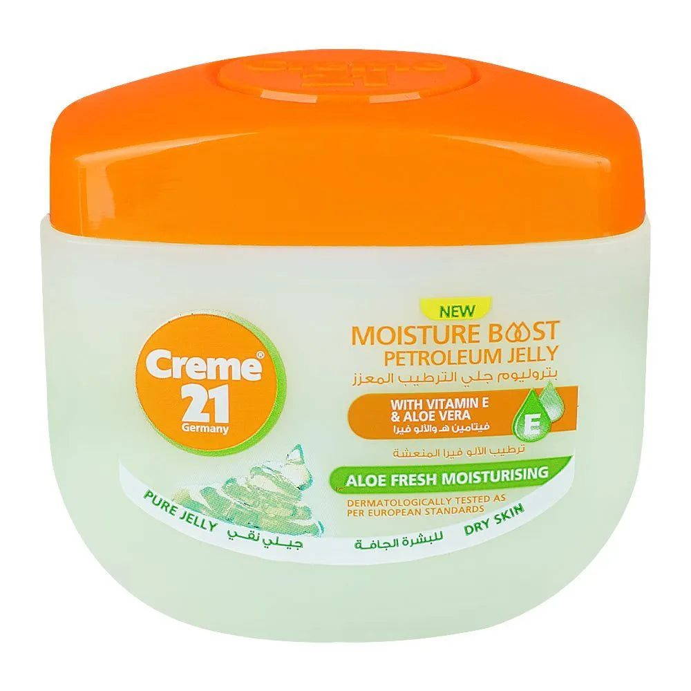 Creme 21 Moisture Boost Aloe Fresh Moisturizing Petroleum Jelly Creme 21