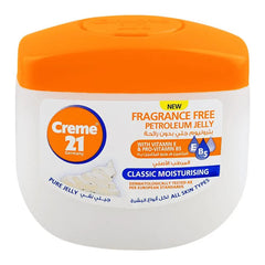 Creme 21 Classic Moisturizing Fragrance Free Petroleum Jelly Creme 21
