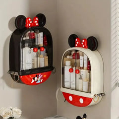 Mickey & Minnie Mouse No-Drill Wall-Mounted Cosmetic Organizer Cosmia.pk