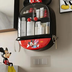 Mickey & Minnie Mouse No-Drill Wall-Mounted Cosmetic Organizer Cosmia.pk