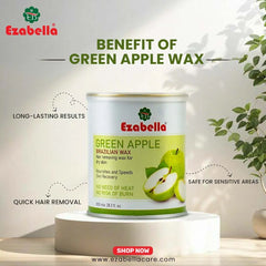 Ezabella Apple Green Liposoluble Hair Removing Wax Ezabella