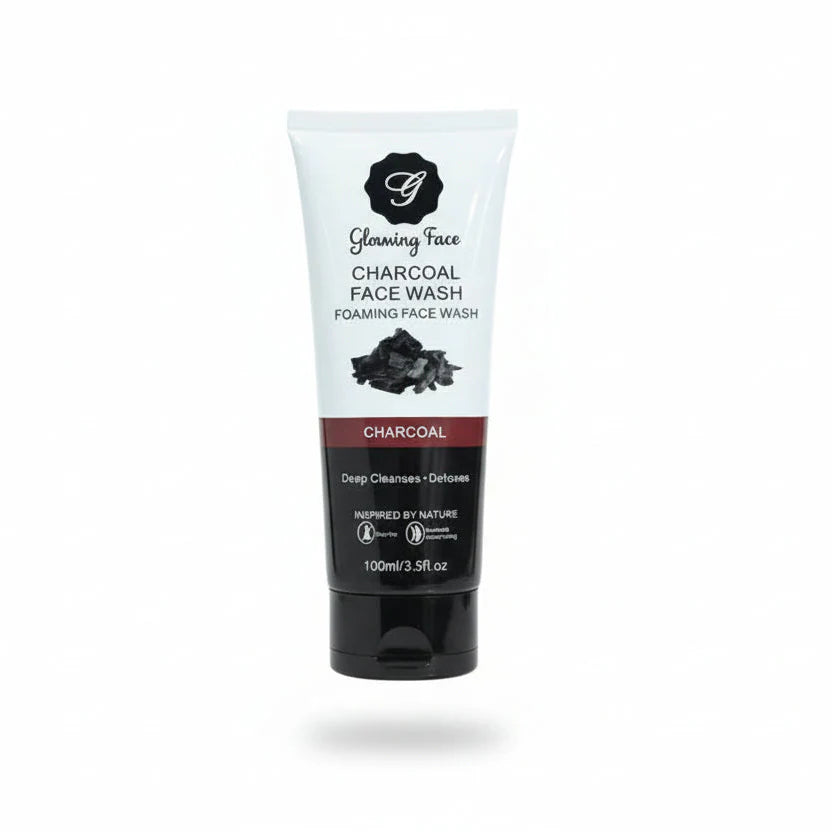 Glowing face Charcoal foaming face wash - 100ml Glowing Face