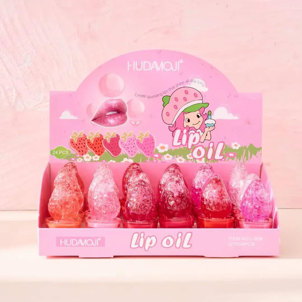 Hudamoji Strawberry Lip Pink Magic Lip Hudamoji