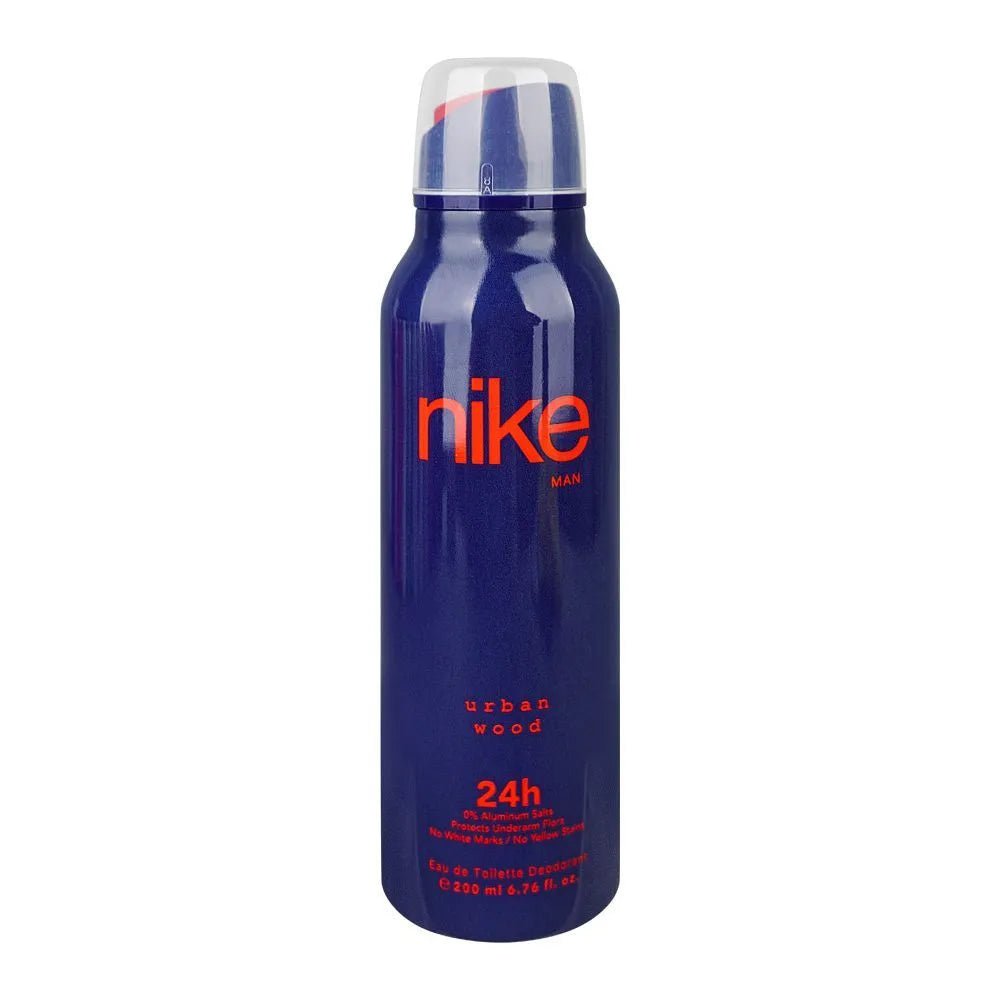Nike Urban Wood Deodorant Spray, Eau de Toilette, 24 Hours Lasting, For Men's - 200ml Nike