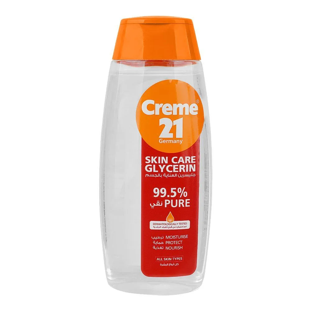 Creme 21 Skin Care With 99.5% Pure Glycerin Oil - For All Skin Types Creme 21