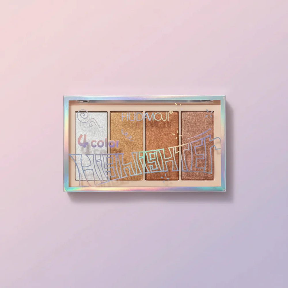 HudaMoji 4 in 1 Highlighter Palette Hudamoji