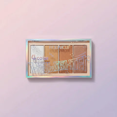 HudaMoji 4 in 1 Highlighter Palette Hudamoji