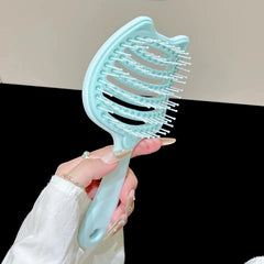 Cartoon-themed vented detangling hair brush Cosmia.pk