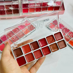 Mocallure Matte Cream Lipstick Palette - 12 Colors Mocallure