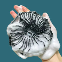 Round Silicone Body Scrubber – Soft Exfoliating Bath & Shower Scrub Cosmia.pk