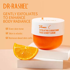 Dr Rashel Vitamin C Exfoliating & Brightening Face & Body Scrub - 250g DR.Rashel
