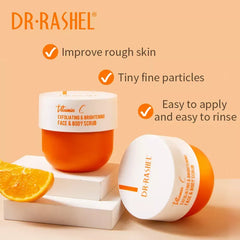 Dr Rashel Vitamin C Exfoliating & Brightening Face & Body Scrub - 250g DR.Rashel