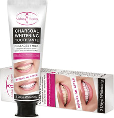 Aichun Beauty 3 Day Teeth Whitening Charcoal Toothpaste - 100ml Aichun Beauty