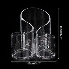 Cosmetic Organizer – Transparent Acrylic Makeup Brush Case Cosmia.pk