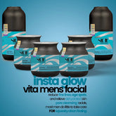 Skir Reborn Insta Glow Vita-Men's Facial Set - 200gm Each Skir