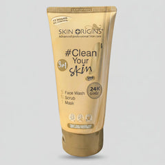 Skin Origins 24K Gold 3-in-1 Face Wash, Scrub & Mask - 100ml Skin Origins