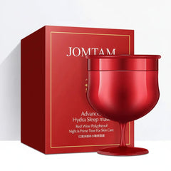 JOMTAM Moisturizing Brightening Red Wine Sleeping Gel Mask JOMTAM