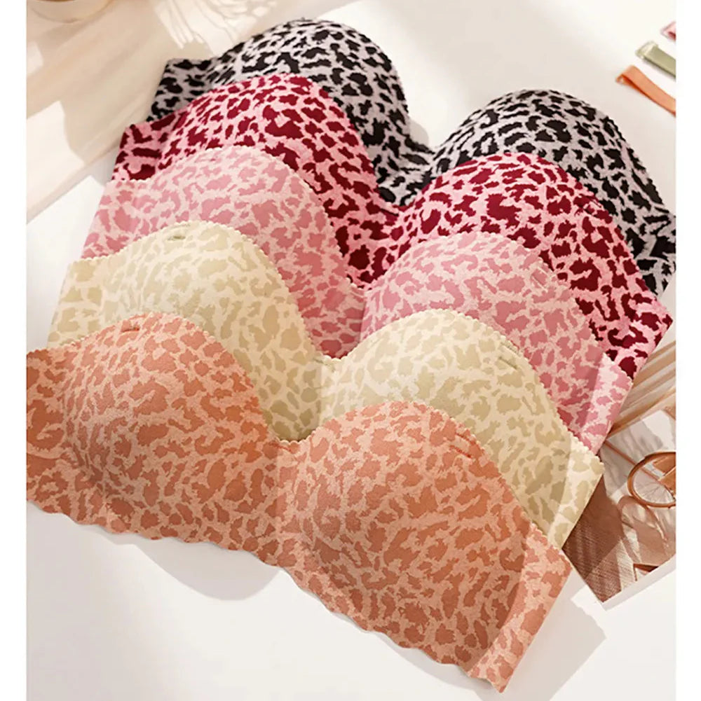 Women's Leopard print Comfortable Non-wire Bra Cosmia.pk