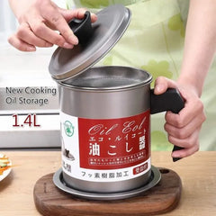 Stainless Steel Oil Filter Pot Cosmia.pk