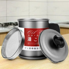 Stainless Steel Oil Filter Pot Cosmia.pk