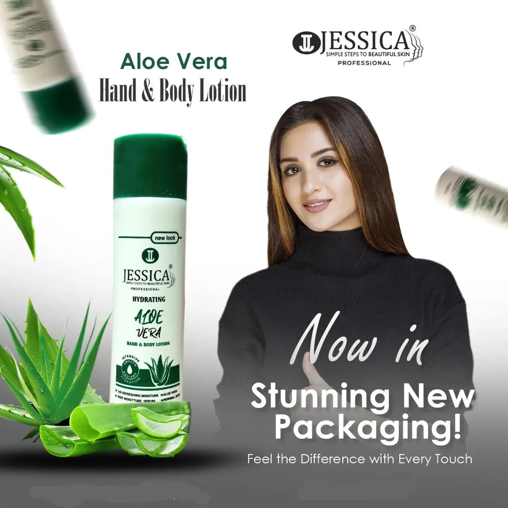 Jessica Luxury Aloe Vera Moisturizing Body Lotion Beauty Lotion - 150ml Jessica
