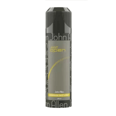 John Allen Just Open Deodorant Body Spray-200ml Just Open