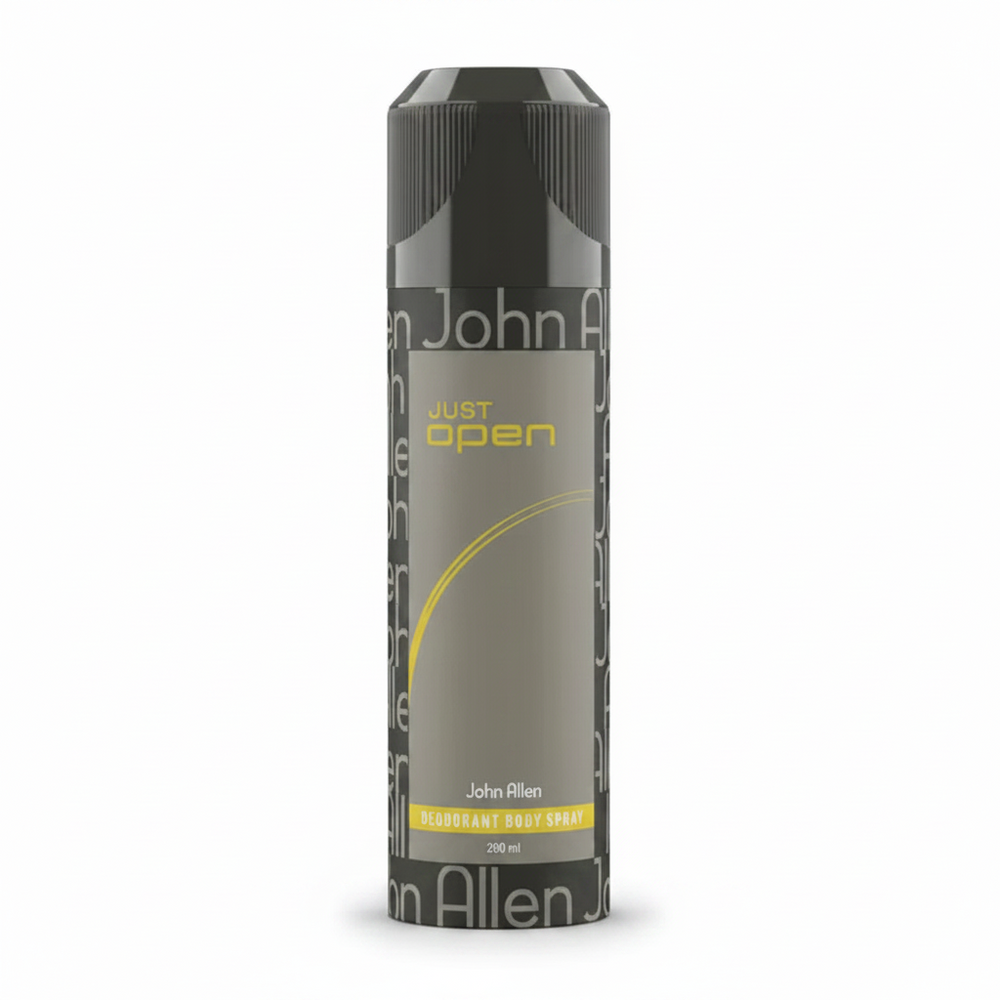 John Allen Just Open Deodorant Body Spray - 200ml John Allen