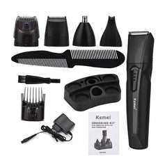 Kemei KM-640 Multifunction Hair Clipper 8 In 1 Grooming Kit Kemei