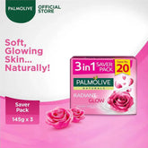 Palmolive Naturals Glow Soap, 3-In-One Pack - 3X145g Palmolive
