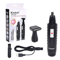 Kemei KM-9688 2-in-1 Rechargeable Hair & Nose Trimmer Kemei