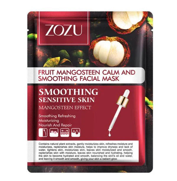 ZoZu Fruit Mangosteen Calm & Smoothing Face Sheet Mask - 30g Zozu