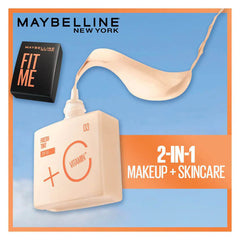 Original Maybelline - Fit Me Fresh Tint Spf 50 + Vitamin C Foundation Maybelline