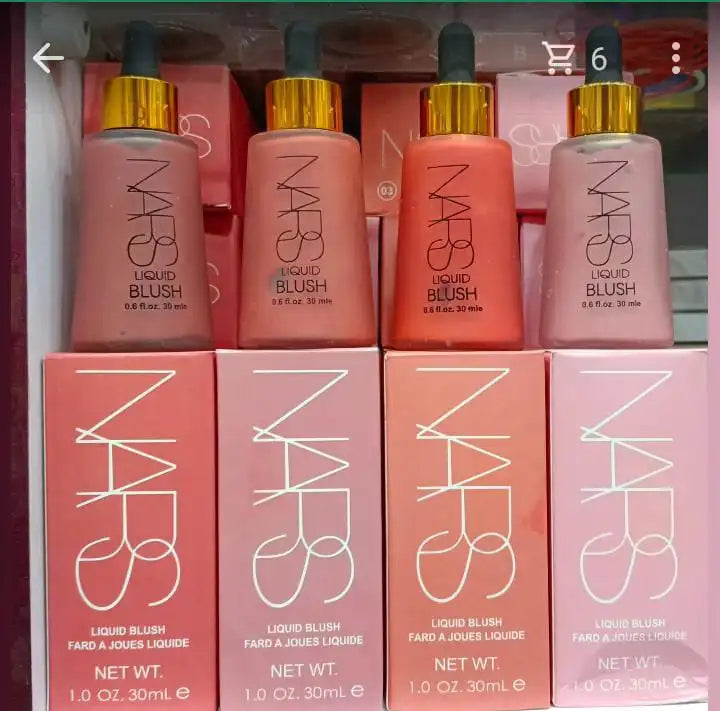 Nars Liquid Blush – Pack of 4 - 30ml Nars