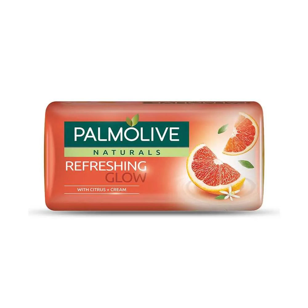 Palmolive Naturals Refreshing Glow Soap, Citrus + Cream - 145g Palmolive