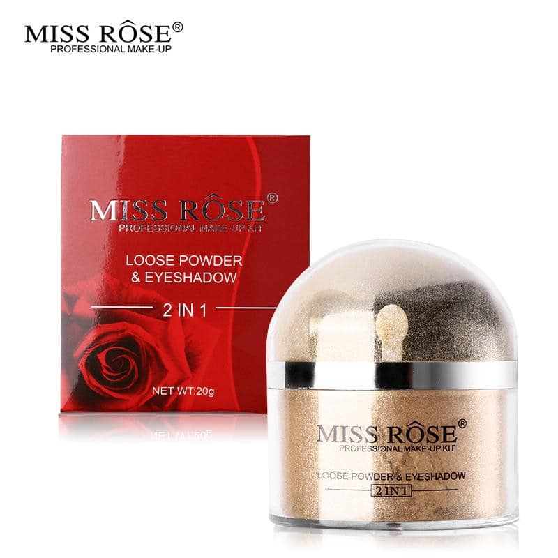 Miss Rose Golden Glitter Loose Powder Highlighter Miss Rose