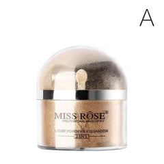 Miss Rose Golden Glitter Loose Powder Highlighter Miss Rose