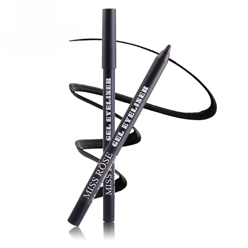 Miss Rose Waterproof Make Up Eye Liner Pencil - Black Miss Rose