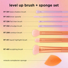 Real Techniques Level Up Brush and Sponge Set Real Technique