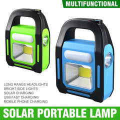 3-in-1 Solar Rechargeable Handy Lamp with 3 Modes Light and Built-in Cosmia.pk
