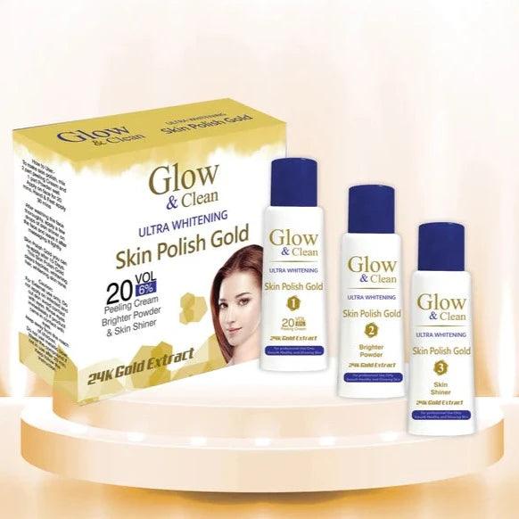 Glow & Clean Ultra Whitening Skin Polish (Gold) Glow & Clean