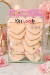Kiss Lovely Heart Makeup Cotton Puff Kiss Lovely