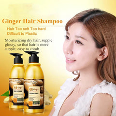 Bioaqua Plant Extract Fluffy and Refreshing Ginger Shampoo - 400g Bioaqua